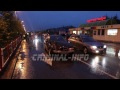 Губкинский Авария 29.08.14 LADA VS СТОЛБ VS BMW 0:58